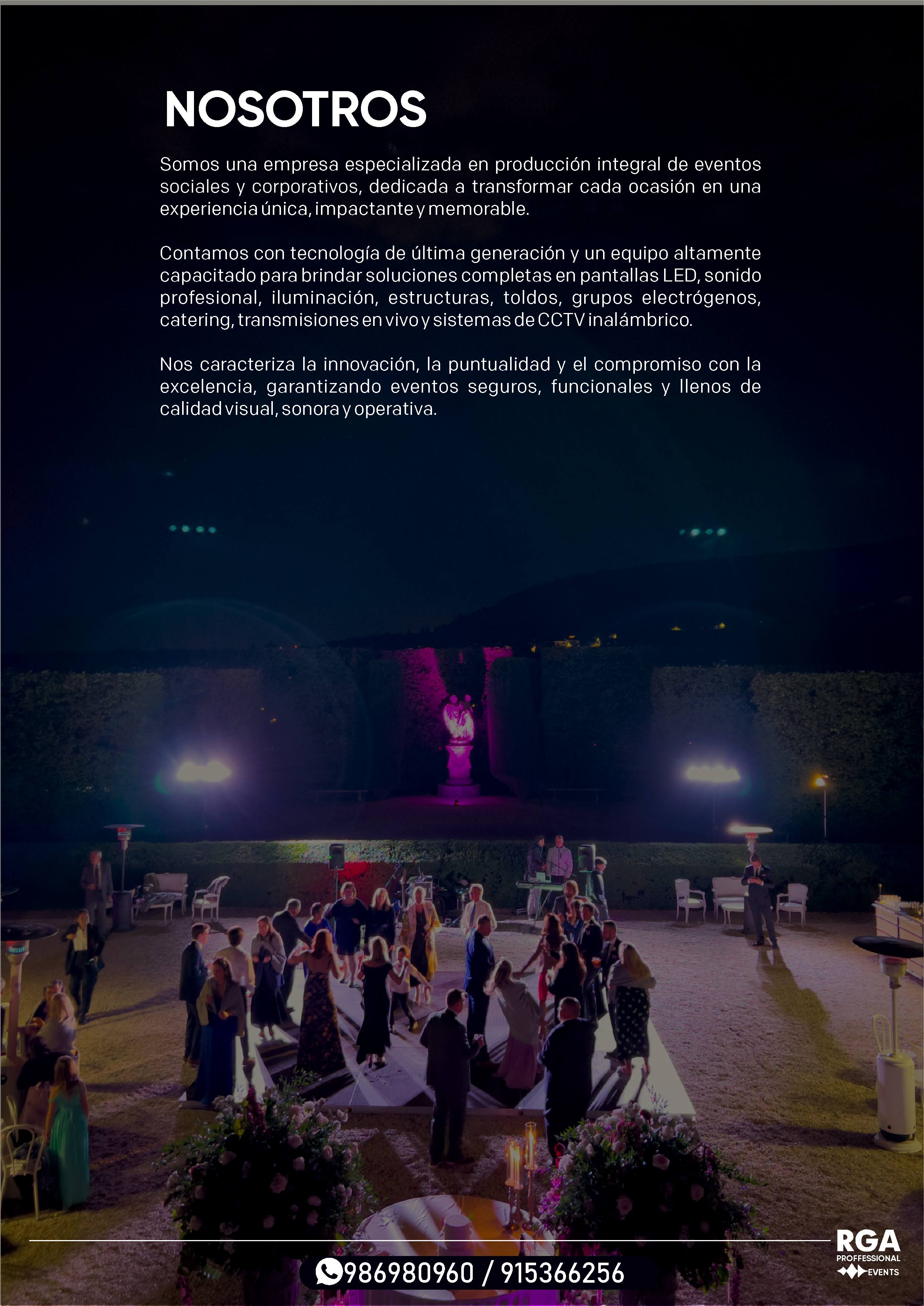 Produccion para empresas, conferencias y lanzamientos